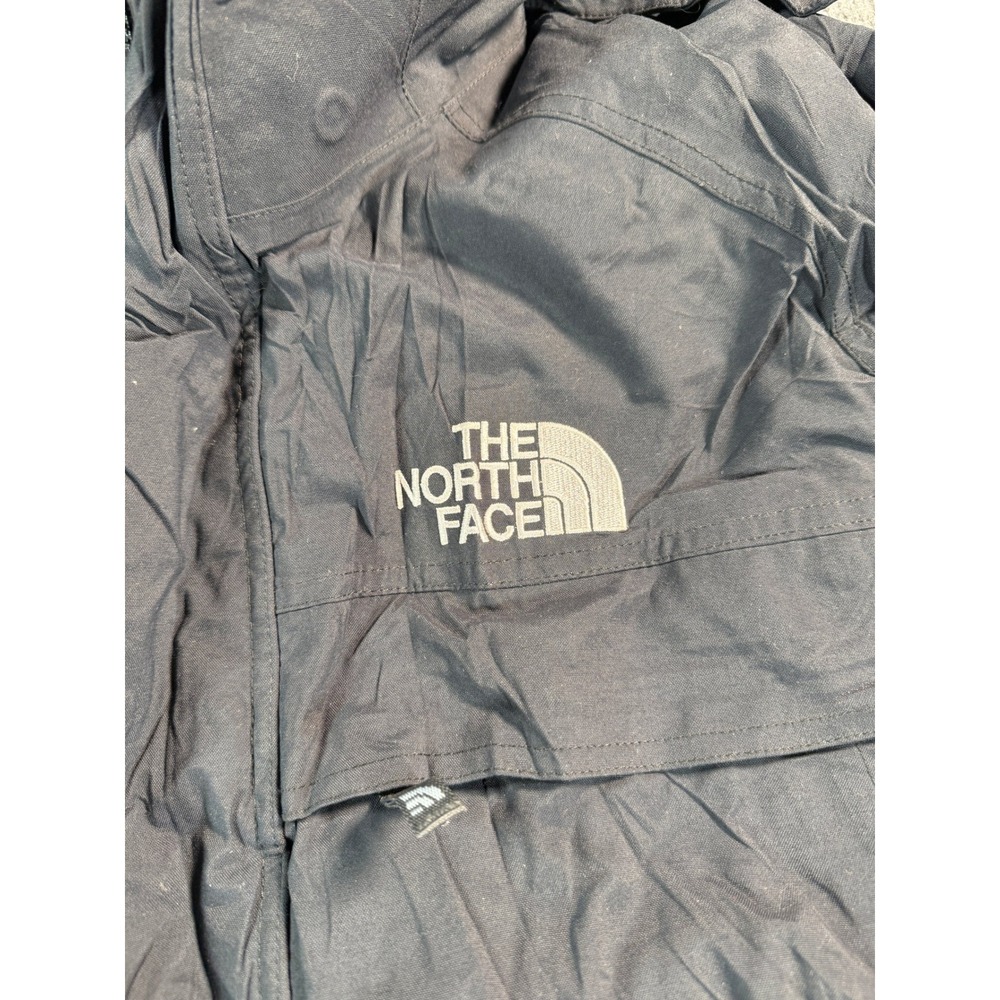 The North Face Down Hyvent Jacket Mens XL Black Hooded Parka Fur Trim Insulated - Picture 9 of 16